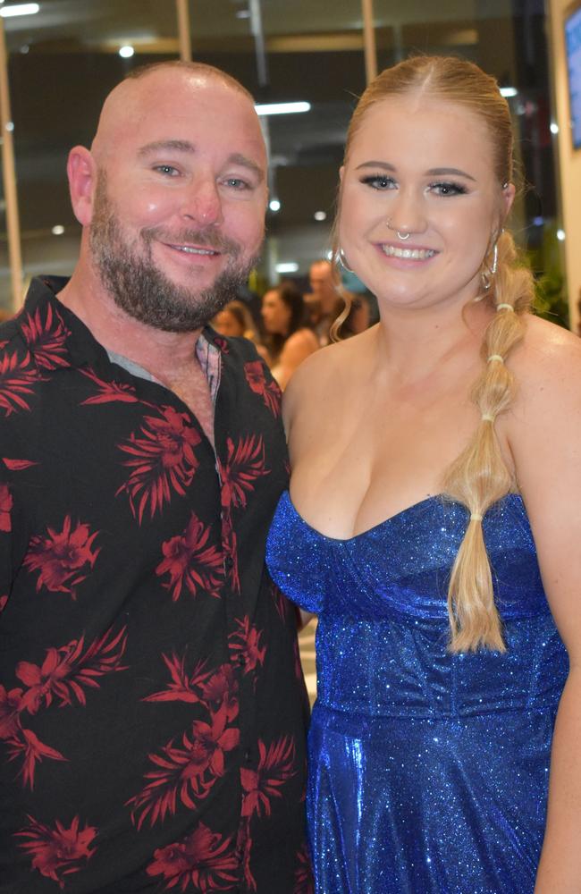 Aaleyaa Bell and Jake Bell at the 2022 Maroochydore State High formal.