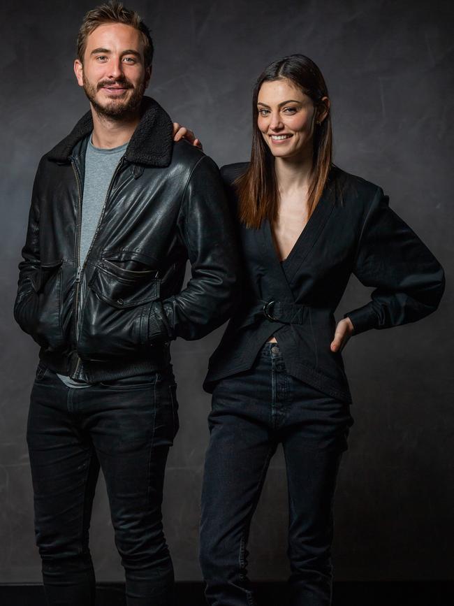 Phoebe Tonkin and Ryan Corr. Picture: Jason Edwards