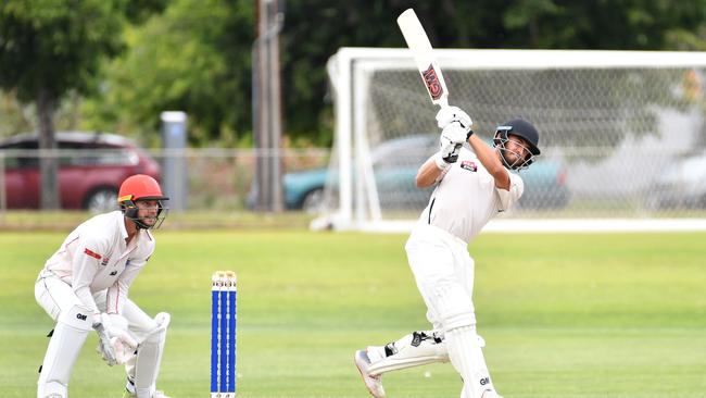 Jake Weatherald smashed 136 off 127 balls for Adelaide University in its grade cricket clash against Southern District on Saturday. Picture: AAP/ Keryn Stevens