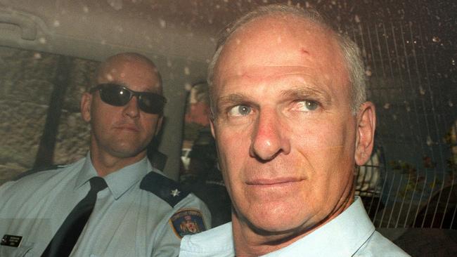 Criminal Arthur (Neddy) Smith leaves the Supreme Court in Sydney after he was acquitted of an 1986 murder.