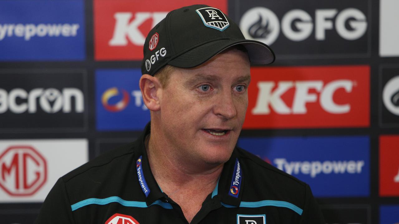 Michael Voss is firming for the Carlton job (Picture: NCA NewsWire / Emma Brasier)