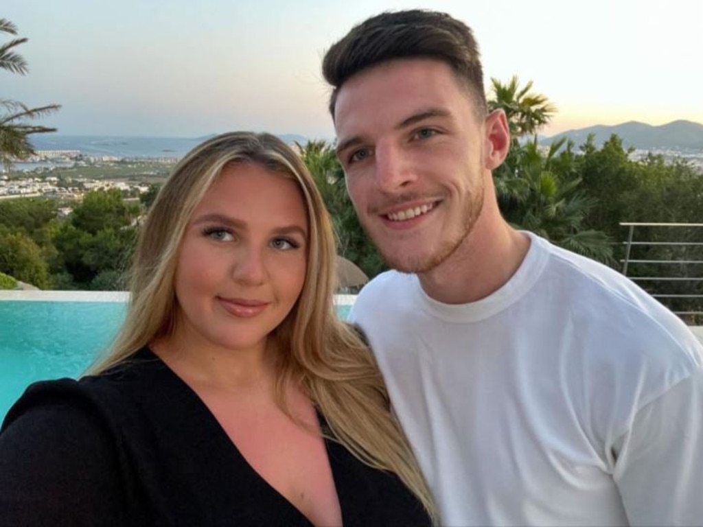 Declan Rice's girlfriend Lauren Fryer has deleted all of her Instagram pictures after bullying from vicious online trolls.