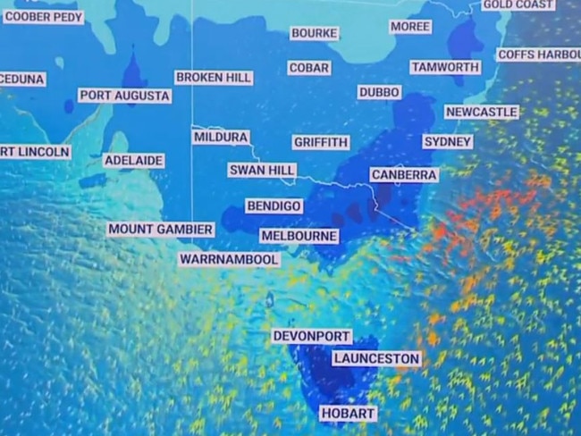 Easter Sunday is shaping up to be Melbourne's coldest in 80 years. Picture: Sky