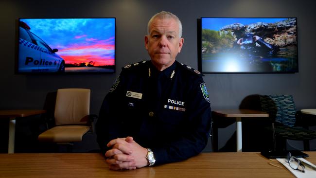 Police Commissioner Grant Stevens said the coronavirus situation remains a tinderbox and the public needed to be prepared for the return of serious restrictions. Picture: Sam Wundke