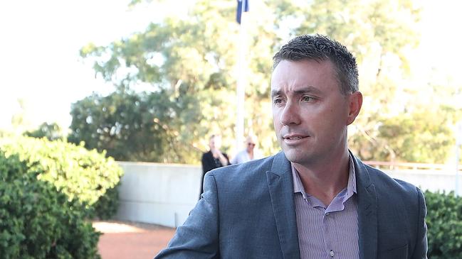 James Ashby arriving at Parliament House in Canberra earlier today. Picture: Kym Smith