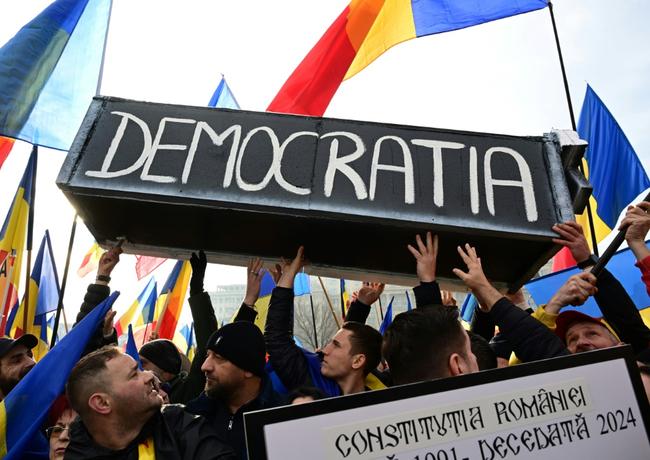 Thousands have protested the annulling of the initial vote, denouncing what they called a 'coup'
