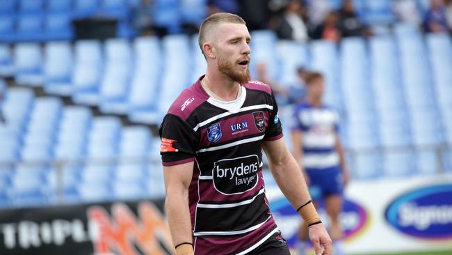 Jackson Hastings pictured during the Canterbury-Bankstown Bulldogs v Blacktown Workers Sea Eagles game held at the Belmore Sports Ground in Belmore. Picture: Christian Gilles