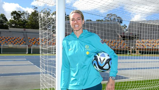 Alanna Kennedy has promised the Matildas won’t underestimate Uzbekistan. Picture: Bradley Kanaris/Getty Images