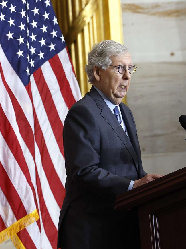 Senate minority leader Mitch McConnell. Picture: AFP