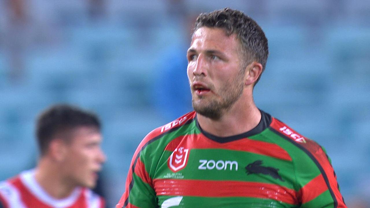 Sam Burgess has been charged by the match review committee.