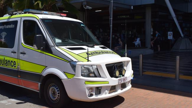 The QAS High Acuity Response Unit helped treat the man. Picture: Zizi Averill