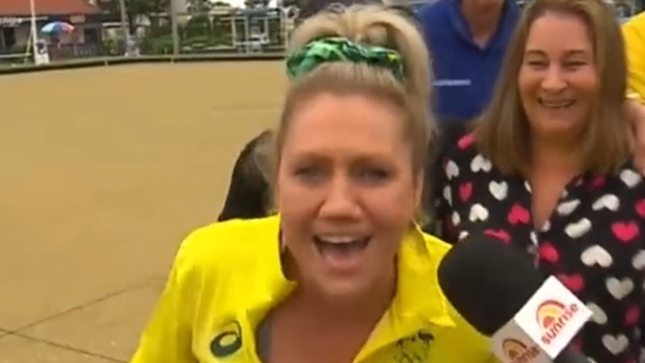 It was a gold medal performance from Richelle Levi as well. Photo: Channel 7