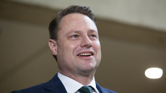 Brisbane City Council Lord Mayor Adrian Schrinner at Queensland Parliament House in Brisbane, Australia. (Photo by Jono Searle/Getty Images)