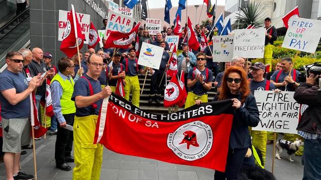 The United Firefighters Union wants more cancers added to the presumptive legislation. Picture: Emma Brasier