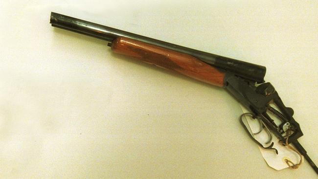 The shotgun Maroroa used to kill Mr Sabeckis. Picture: SA Police.