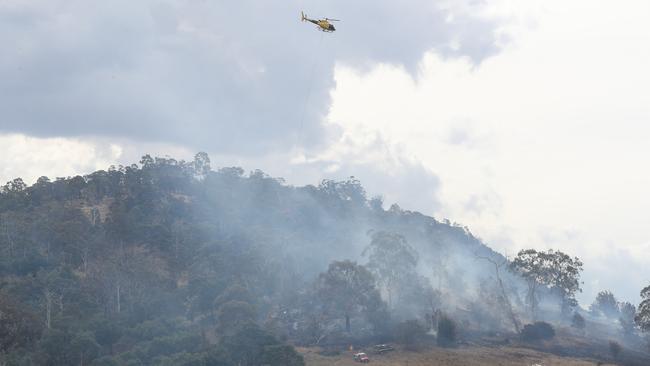 Bushfire at Andersons Rd Broadmarsh. Picture: NIKKI DAVIS-JONES