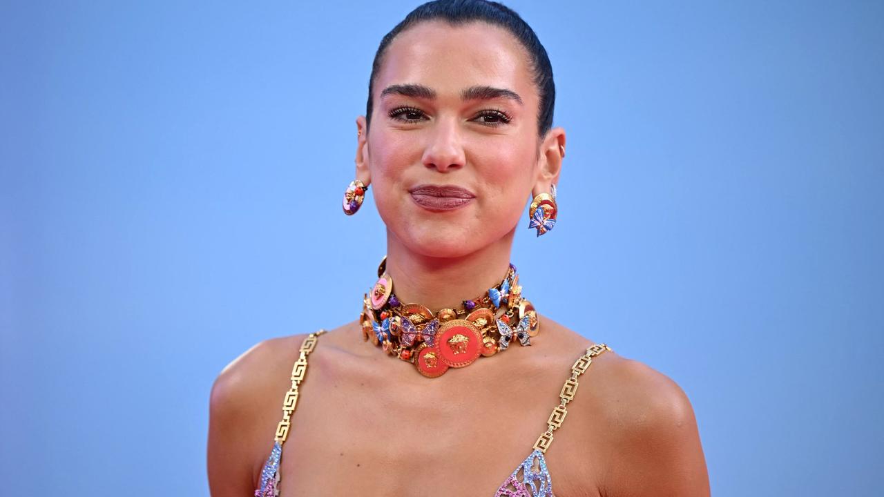 English singer-songwriter Dua Lipa could get a Golden Glove for her song Dance the Night from Barbie . (Photo by JUSTIN TALLIS / AFP)