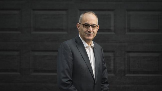 Defence expert and former chief of the Department of Home Affairs Mike Pezzullo at home in Canberra. Picture: Martin Ollman