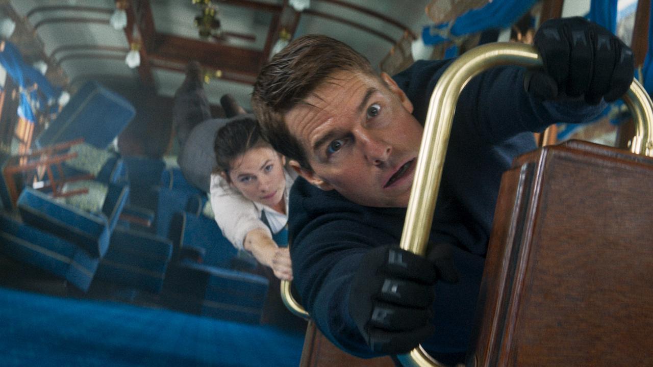 Tom Cruise and Hayley Atwell in Mission: Impossible Dead Reckoning. Picture: Supplied