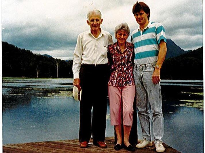 SAD DECLINE: Sidney Keith and Kath Provest and (inset) with a young Tweed MP Geoff Provest. Picture: contributed