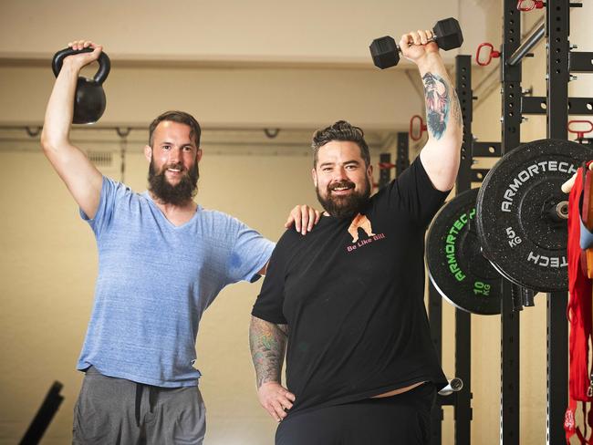 BLBC Gym head coach Jacob Meyers, left, and owner Bill Sparks. Picture: CHRIS KIDD