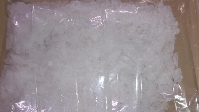 Police say detectives seized $90,000 worth of methamphetamine in Croydon. Picture: SAPOL