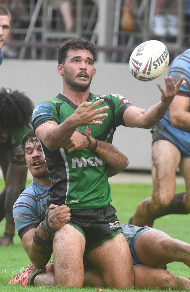 Townsville Blackhawks against Central Coast Capras at Jack Manski Oval. Blackhawks McKenzie Baker. Picture: Evan Morgan