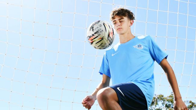 Sunshine Coast football talent Max Veivers. Picture: Patrick Woods.