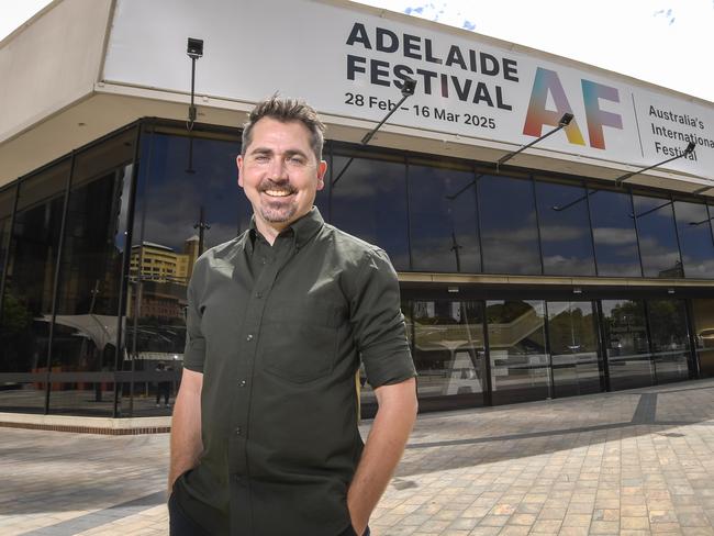 Newly appointed Adelaide Festival 2026-28 artistic director Matthew Lutton. Picture: RoyVPhotography