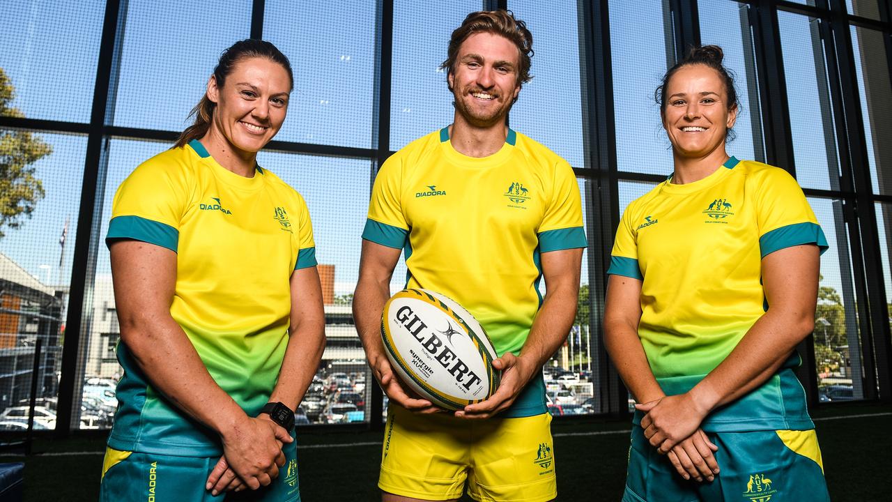 Australia's rugby sevens couple Lewis Holland and Charlotte
