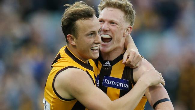 Gary Buckenara would put both Billy Hartung and James Sicily on the trade table for Jaeger O’Meara. Picture: Michael Klein