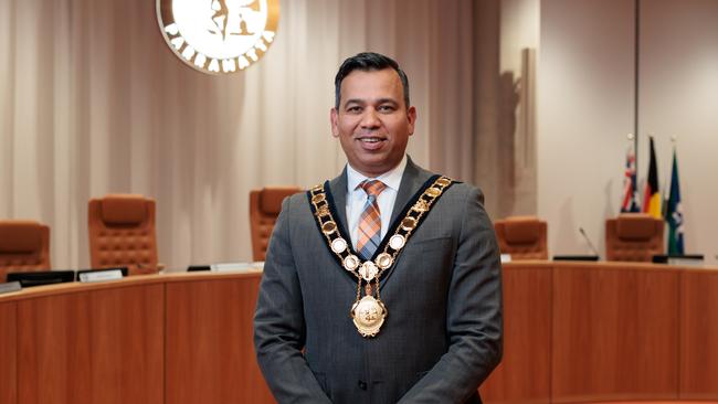 Sameer Pandey was only Lord Mayor for four months. Picture: Ben Williams Photography