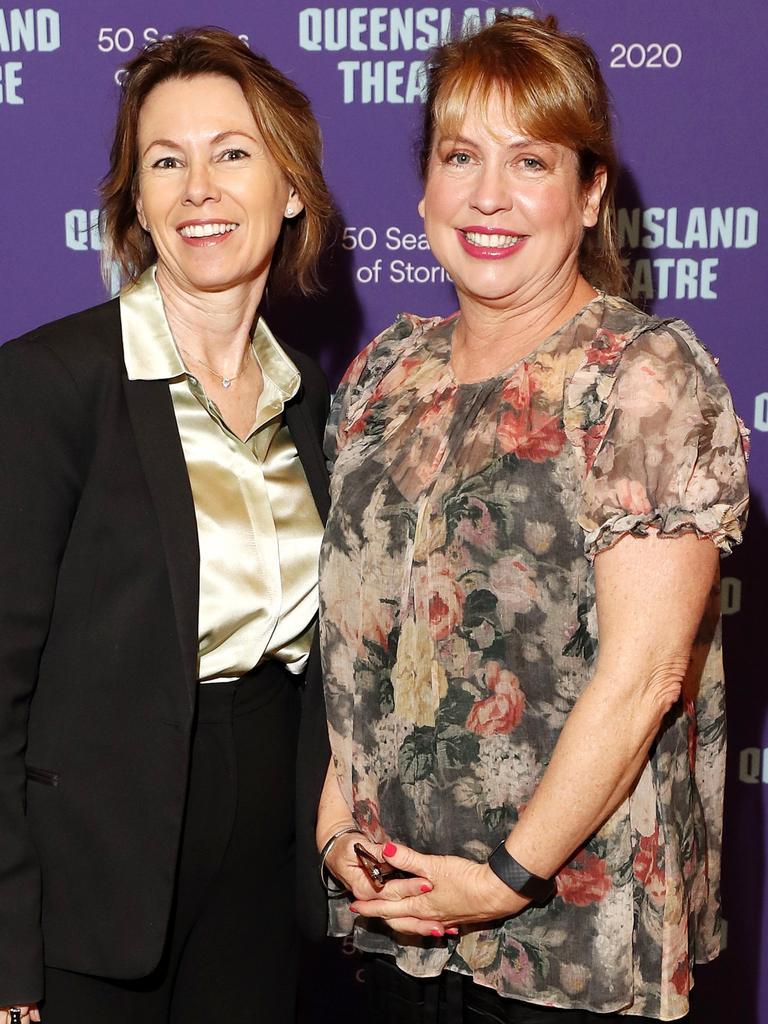 Zoe Connolly and Judy Mather at Mouthpiece opening night at QPAC Playhouse. Socials: Damien Anthony Rossi | Pictures: Josh Woning