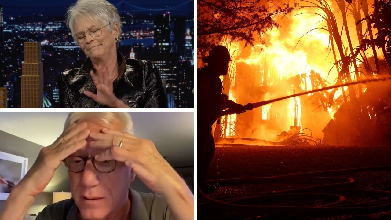 California Fires: Jaime Lee Curtis Fights Back Tears as Celebrities React to Devastating Blazes