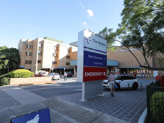 Uniting Church properties. Wesley Hospital. Pic Mark Cranitch.