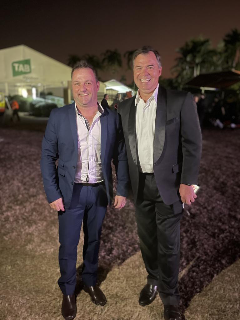 John Alexander and Ian MacKay at the Darwin Cup Gala Ball.