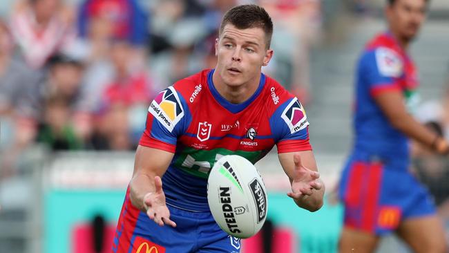 Knights hooker Jayden Brailey. PIcture: Getty Images