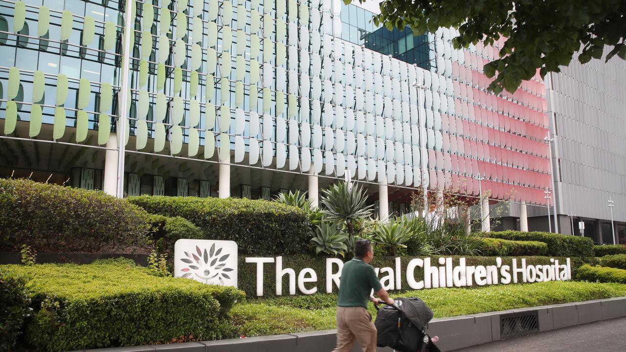 The baby was at Royal Children's Hospital in Melbourne in a critical condition. Picture: NCA NewsWire / David Crosling