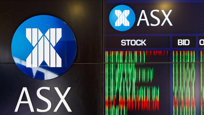 SYDNEY, AUSTRALIA - NewsWire Photos, October 29 2024. GENERIC. Stocks. Finance. Economy. Stock price ticker of the Australian Stock Exchange, ASX, at their offices on Bridge Street. Picture: NewsWire / Max Mason-Hubers