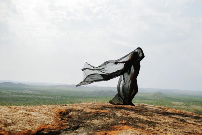 Russell James photographed Kendall Jenner in the Kimberley where she joined him for his Nomad Two Worlds foundation.