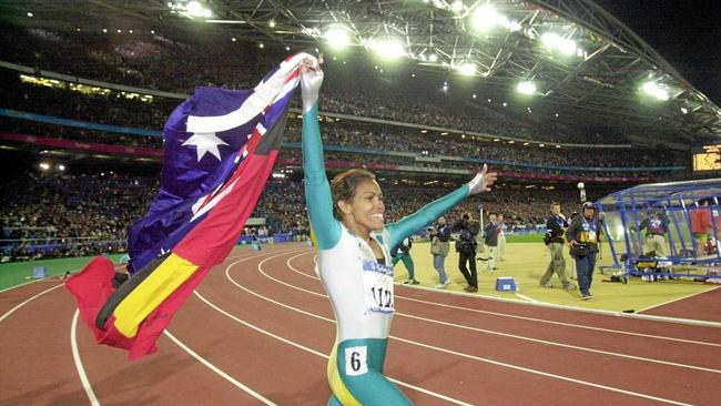 Colin Claridge says both sides of the Australia Day debate have points.Sept. 25, 2000 file photo of Cathy Freeman walking a lap of honour, carrying the Australian and Aboriginal Flags, after winning Gold in the Womens 400m Finals at the Sydney Olympic Games. Picture: DEAN LEWINS