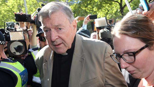 Pell’s example of Christian forgiveness is an inspiration. Picture: Con Chronis/AFP