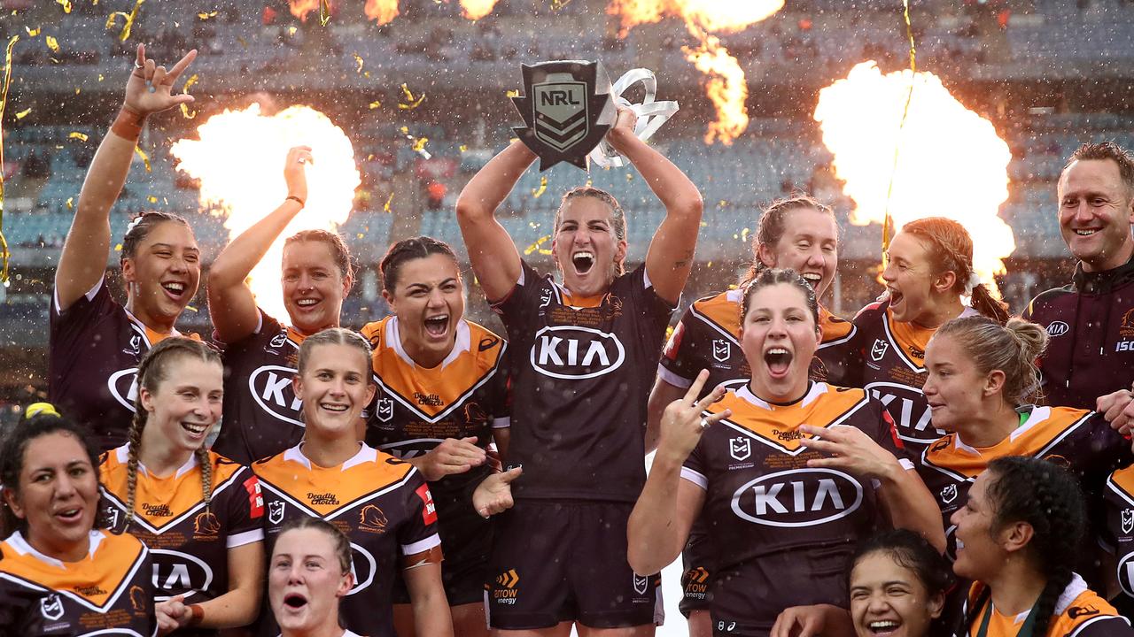 NRLW players will receive a ‘Covid relief payment’ on top of their contracts after the 2021 compeititon was postponed. Picture: Cameron Spencer/Getty Images