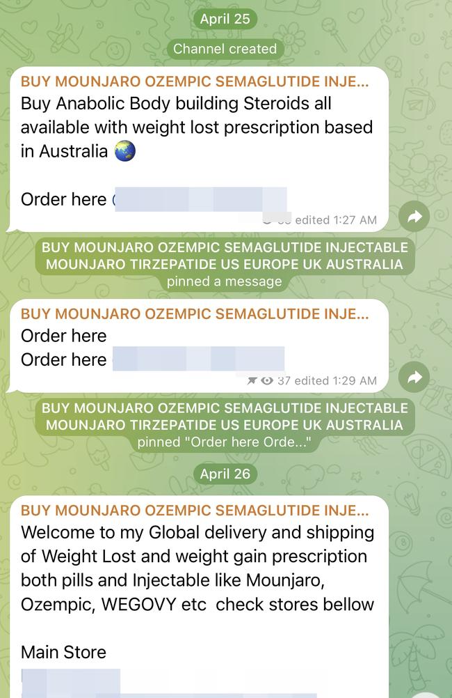 The black market sellers promote Ozempic as a weight loss drug.