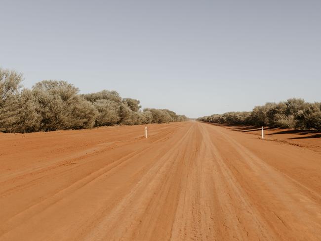 WEEDEND PAPERS ONLY......ONE TIME USE ONLY  Bush Life book  photographers taken from mums in the outback  For those who live in rural Australia, the commute to town is a little longer,a little dustier and a little bumpier. Quite often they won’t pass another caron the journey – but for those familiar with travelling these roads, it’s timefor catching up on podcasts or just enjoying their own company. Pic Lisa Alexander