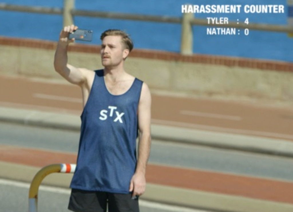 Nathan saw zero sexual harassment on the same street. Picture: SBS