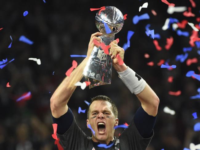 New England Patriots quarterback Tom Brady’s the consummate professional footballer. Picture: AFP