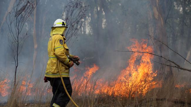 Bushfire permits will be required from tomorrow across 21 council areas. Pic Nathan Edwards