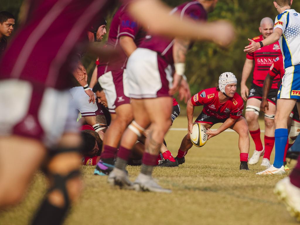 Colleges Number 9 GCDRU major semi final between Colleges Knights and Nerang Bulls. Picture: Glenn Campbell