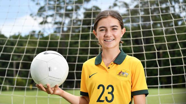 Matthew Flinders Anglican College student Rosie McMahon. Picture: Patrick Woods.